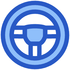 Steering Wheel Icon from Plump Duo Set