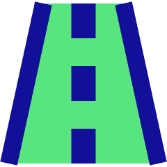 Street Road Icon from Sharp Pop Set