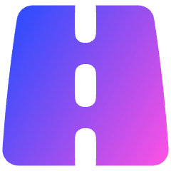 Street Road Icon from Plump Gradient Set