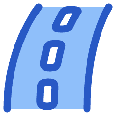 Street Road Curve Right Icon from Plump Duo Set