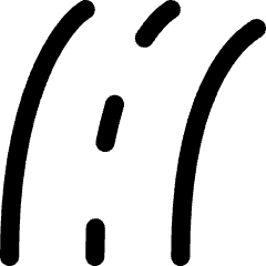 Street Road Curve Right Icon from Core Line Set