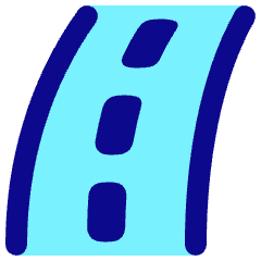 Street Road Curve Right Icon from Plump Pop Set