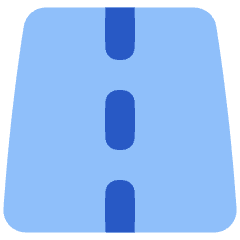 Street Road Icon from Plump Flat Set