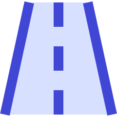 Street Road Icon from Sharp Duo Set