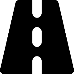 Street Road Icon from Micro Solid Set