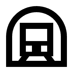 Subway Icon from Sharp Line - Streamline Material Set