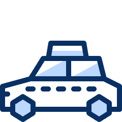 Taxi 1 Icon from Cyber Duotone Set