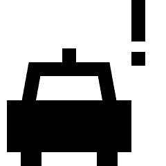 Taxi Alert Icon from Sharp Solid Set