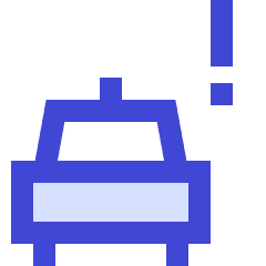 Taxi Alert Icon from Sharp Duo Set