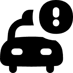 Taxi Alert Icon from Flex Solid Set