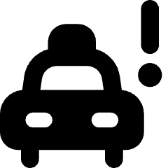 Taxi Alert Icon from Core Solid Set