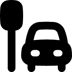 Taxi Station Icon from Flex Solid Set