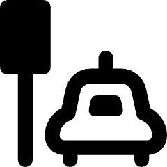 Taxi Station Icon from Core Remix Set