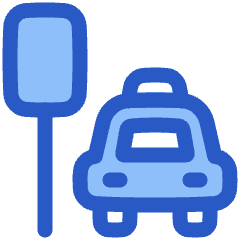 Taxi Station Icon from Plump Duo Set
