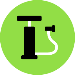 Tire Pump Icon from Kameleon Pop Set