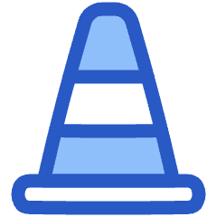Traffic Cone Icon from Plump Duo Set