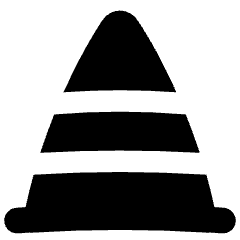 Traffic Cone Icon from Flex Solid Set
