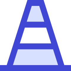 Traffic Cone Icon from Sharp Duo Set