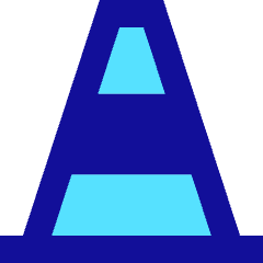 Traffic Cone Icon from Sharp Pop Set