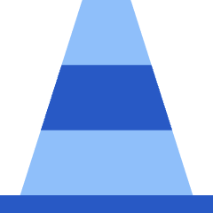 Traffic Cone Icon from Sharp Flat Set