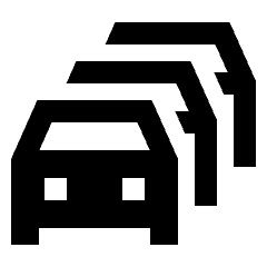 Traffic Jam Fill Icon from Sharp Fill - Streamline Material Set