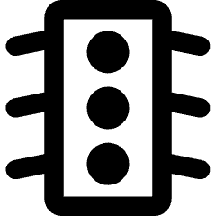 Traffic Light Icon from Core Remix Set