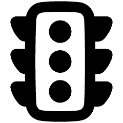 Traffic Light Icon from Plump Remix Set