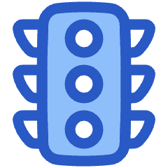 Traffic Light Icon from Plump Duo Set