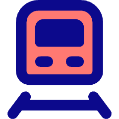 Train Front Icon from Core Pop Set