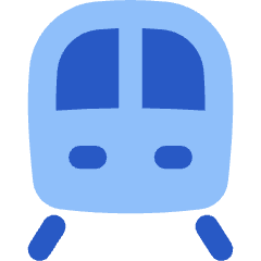 Train Front Icon from Flex Flat Set
