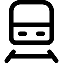 Train Front Icon from Core Line Set