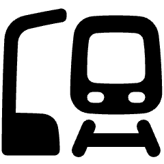 Train Station Icon from Plump Solid Set