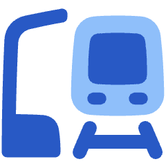 Train Station Icon from Plump Flat Set