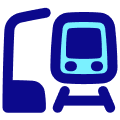 Train Station Icon from Plump Pop Set