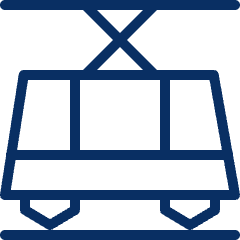 Tram Icon from Cyber Line Set