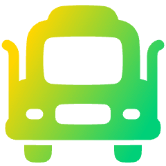 Truck Front Icon from Plump Gradient Set