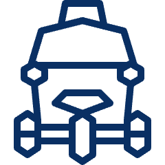 Tuktuk Icon from Cyber Line Set