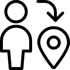 Travel User Pin Icon from Ultimate Light Set