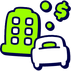 Hotel Room Price Icon from Stickies Duo Set