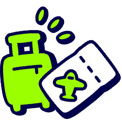 Onboard Luggage Icon from Stickies Duo Set
