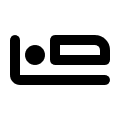 Airline Seat Individual Suite Icon from Rounded Line - Streamline Material Set