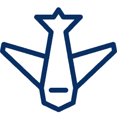 Airplane 2 Icon from Cyber Line Set