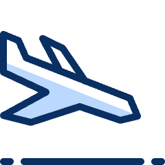 Airplane Arrival Icon from Cyber Duotone Set