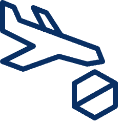 Airplane Arrival Cancel Icon from Cyber Line Set