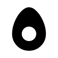 Allergens Egg Fill Icon from Sharp Fill - Material Pro Set