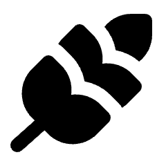 Allergens Gluten Fill Icon from Rounded Fill - Streamline Material Set