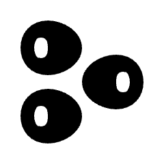 Allergens Lupin Fill Icon from Rounded Fill - Streamline Material Set