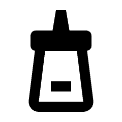 Allergens Mustard Icon from Outlined Line - Streamline Material Set