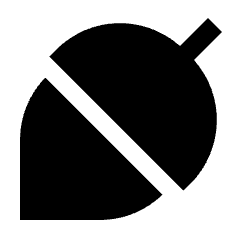 Allergens Nuts Fill Icon from Sharp Fill - Material Pro Set