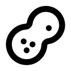 Allergens Peanut Icon from Rounded Line - Streamline Material Set